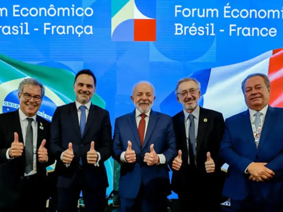 Empresários franceses prometem a Lula investir R$ 100 bi no Brasil