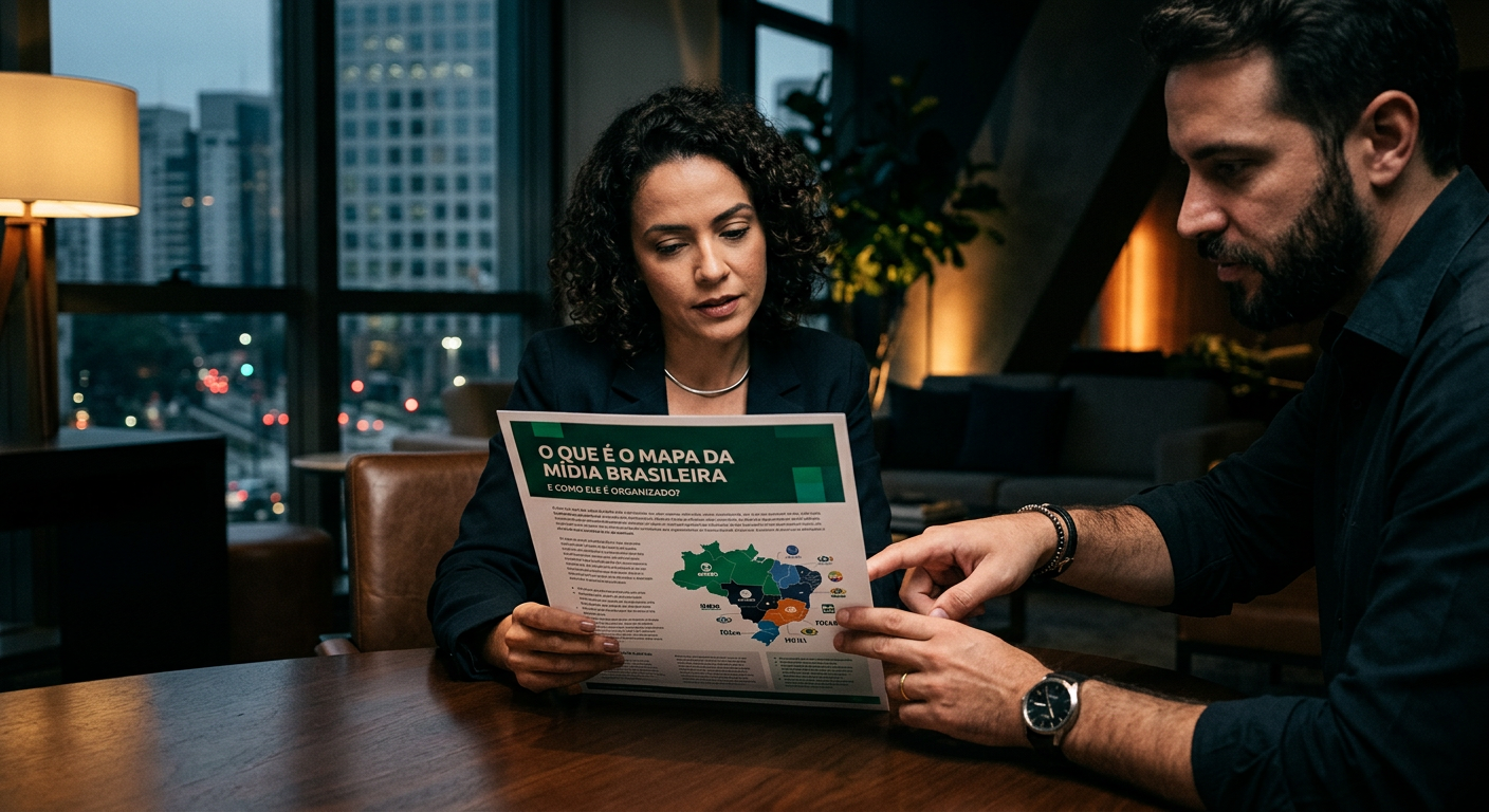 O QUE É O MAPA DA MÍDIA BRASILEIRA E COMO ELE É ORGANIZADO EM 2026: QUEM CONTROLA A INFORMAÇÃO E O IMPACTO NAS ELEIÇÕES